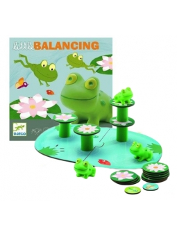 1 DJECO Gra Little Balancing balansujące żabki 2+