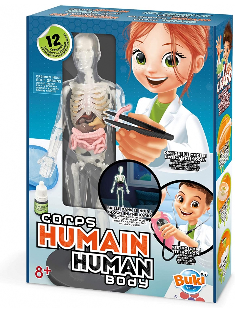 1 BUKI Model ludzkiego ciała CIAŁO CZŁOWIEKA 12 eksperymentów