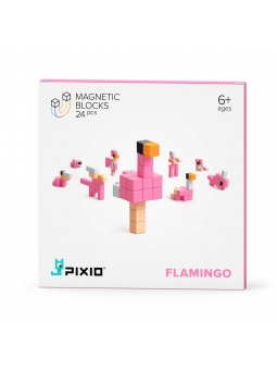PIXIO Klocki magnetyczne Story Series Flamingo 24 elementy