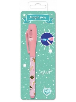 DJECO Magiczny niewidzialny długopis z latarką UV